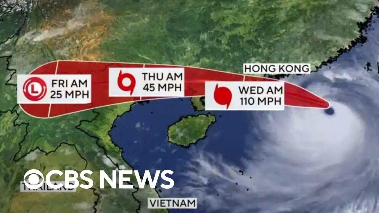 Super Typhoon Ragasa targets Southern China, Hong Kong (Video)