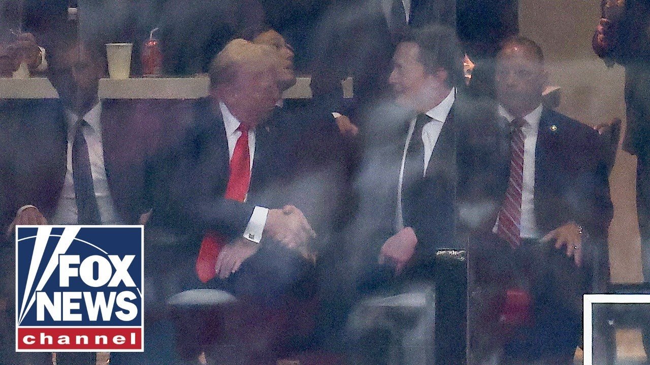 Trump, Elon Musk mend fences at Charlie Kirk's service: 'Absolutely huge' (Video)