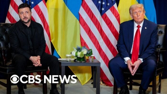Trump takes questions during meeting with Zelenskyy (Video)