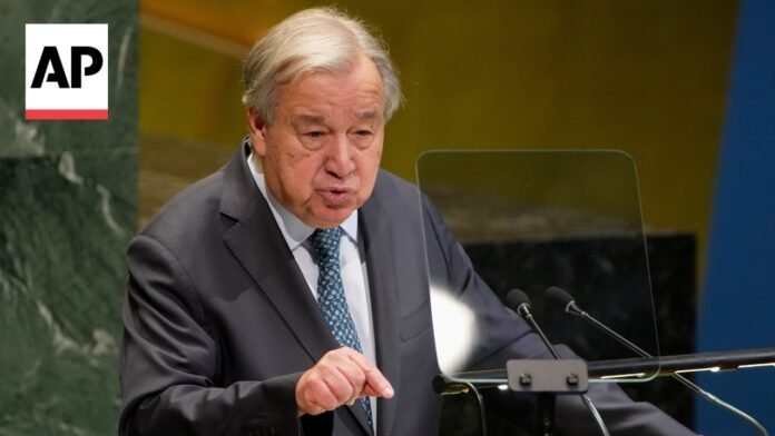 UN chief says the principles of the UN are ‘under siege’ (Video)