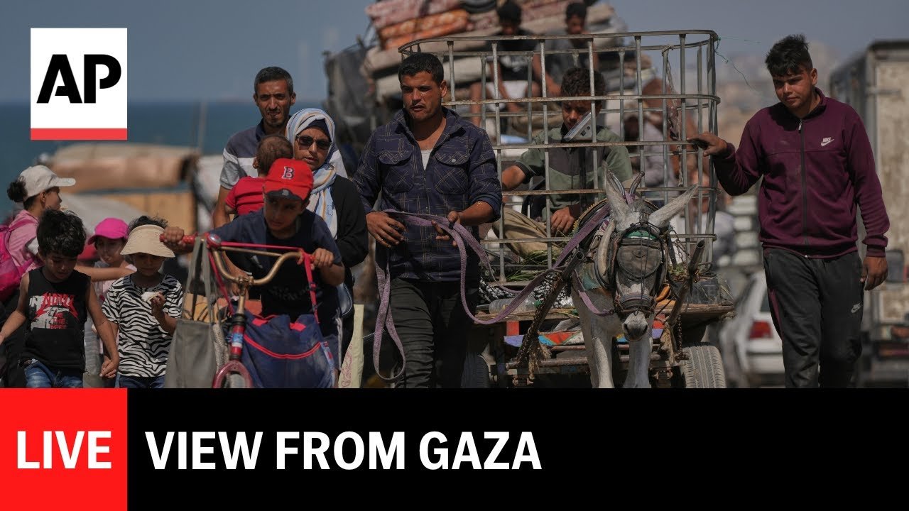 LIVE: Palestinians flee Israel's ground offensive in Gaza City (Video)