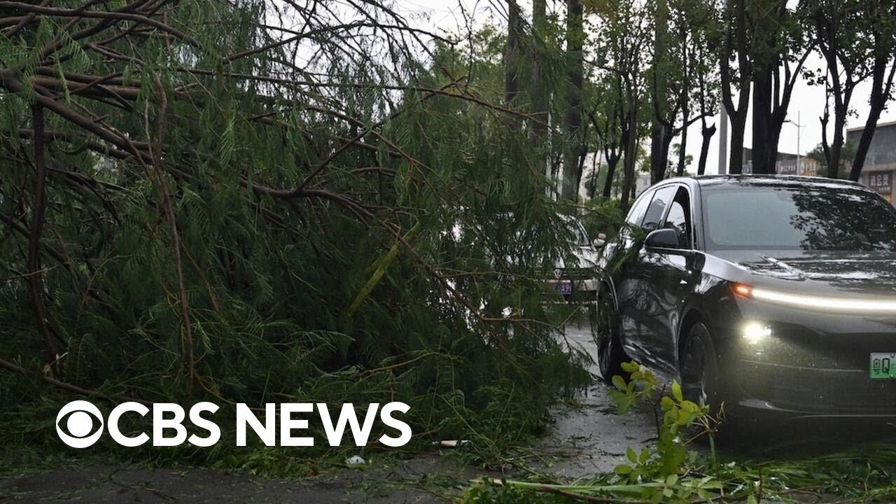 Super Typhoon Ragasa pummels China (Video)