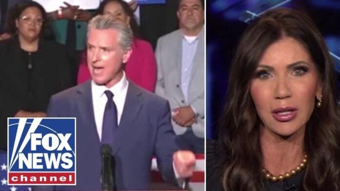 Kristi Noem responds to Newsom’s ‘disturbing’ X post (Video)