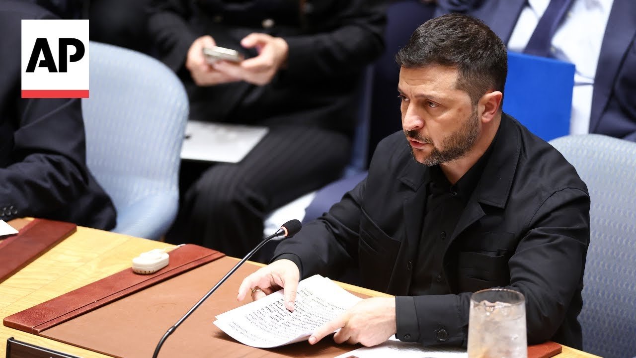 Zelenskyy slams Putin and ally China in UN Security Council remarks (Video)