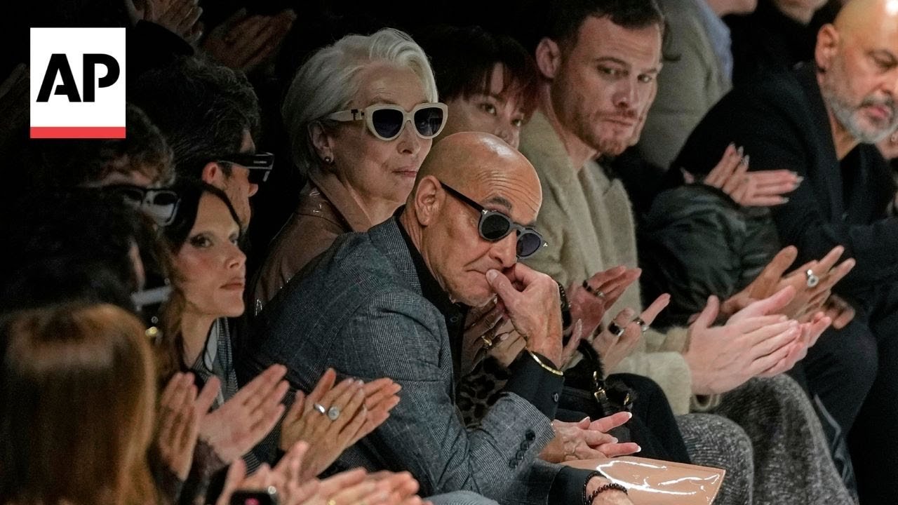 'The Devil Wears Prada' 2 films at Dolce & Gabbana show with Meryl Streep, Stanley Tucci (Video)