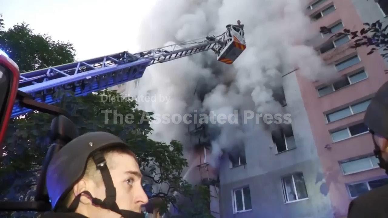 Russia unleashes barrage of drones and missiles on Ukraine (Video)