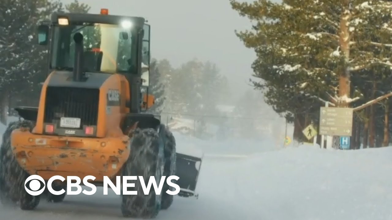 People trapped and running out of food after California blizzard (Video)