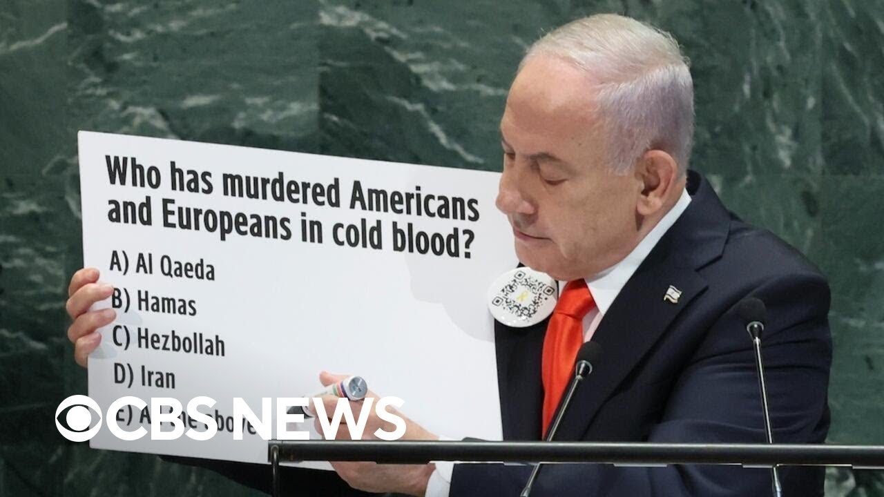 Netanyahu gives defiant speech to U.N. General Assembly after walkout of delegates (Video)