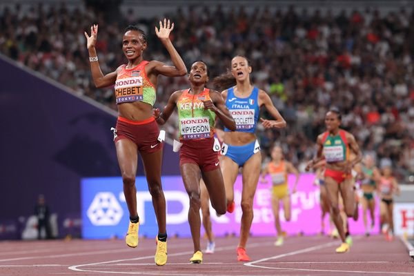 World Athletics C'ships: Chebet wins women's 5000m to complete golden double; Perez does it in race walk 