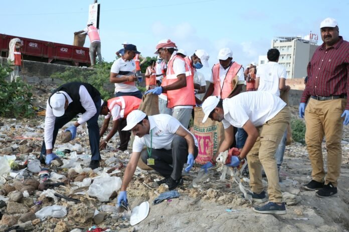 Over 51,000 kg of waste cleared in coastal cleanup drive across 10 Gujarat beaches