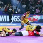 PKL 12: Bharat, Vijay guide Telugu Titans to 1-point win over Gujarat Giants, spoil Shadloui’s 100th game