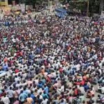 Students hold protest in Karnataka's Dharwad, demand raising age limit for police recruitment