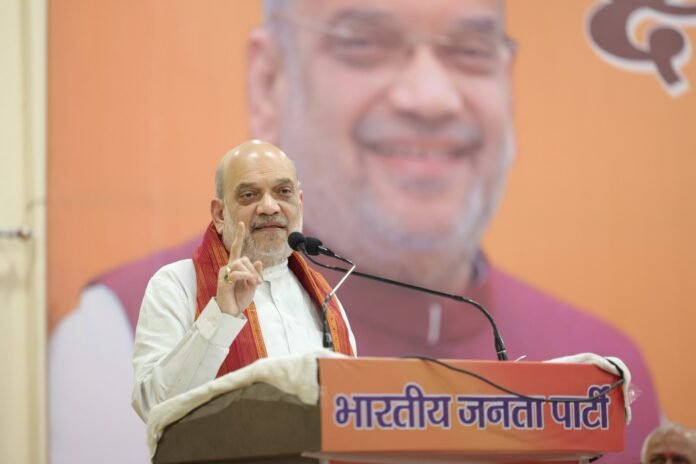 HM Amit Shah holds meeting to boost BJP's poll preparations in Bihar