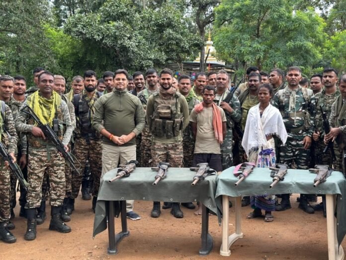 Chhattisgarh: Two ‘Jan Militia’ members arrested; cache of illegal weapons recovered