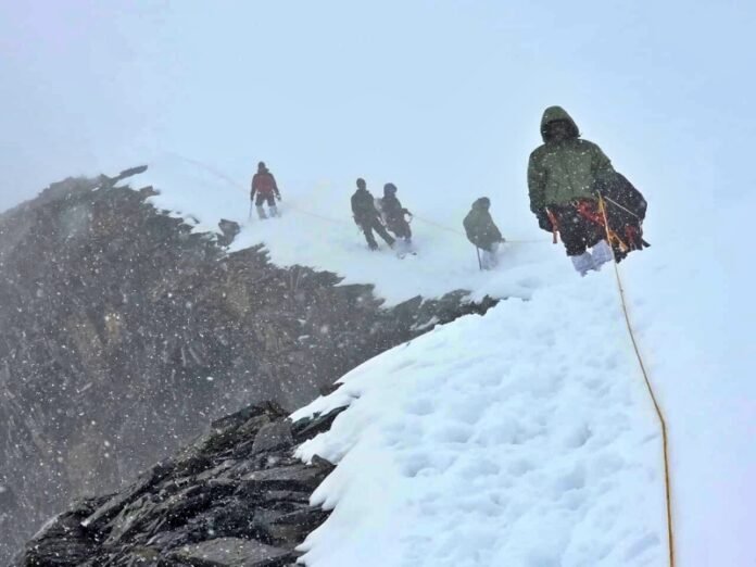 Showcasing valor and commitment to nature, Indian Army soldiers scale Mount Gorichen in Arunachal
