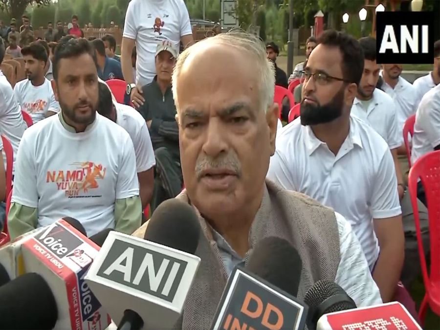 "We want an addiction-free youth in India": BJP leader Ashok Koul on 'Namo Yuva Run' in J-K