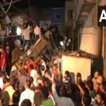 Ten injured as house collapses in Indore, rescue operations underway