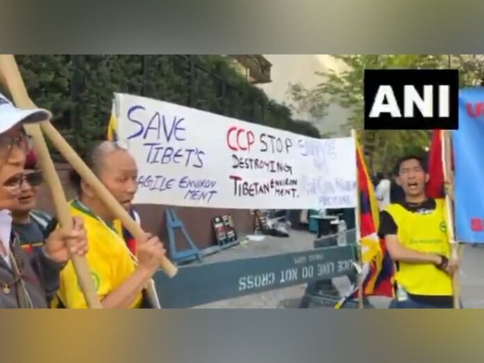 Tibetan activists protest outside UN, call for global support