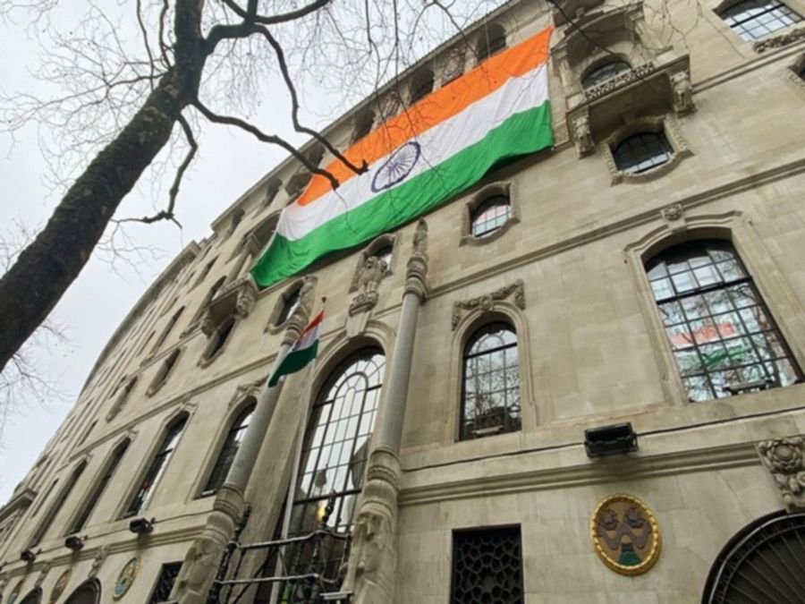 Indian High Commission in London strongly "condemns" vandalism of Mahatma Gandhi's statue at Tavistock Square