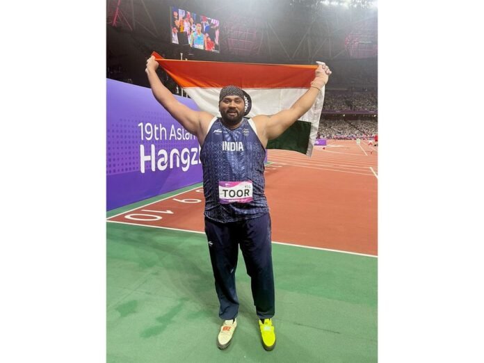 Samardeep Gill stuns Tajinderpal Singh Toor to win gold in National Open Athletics Championships