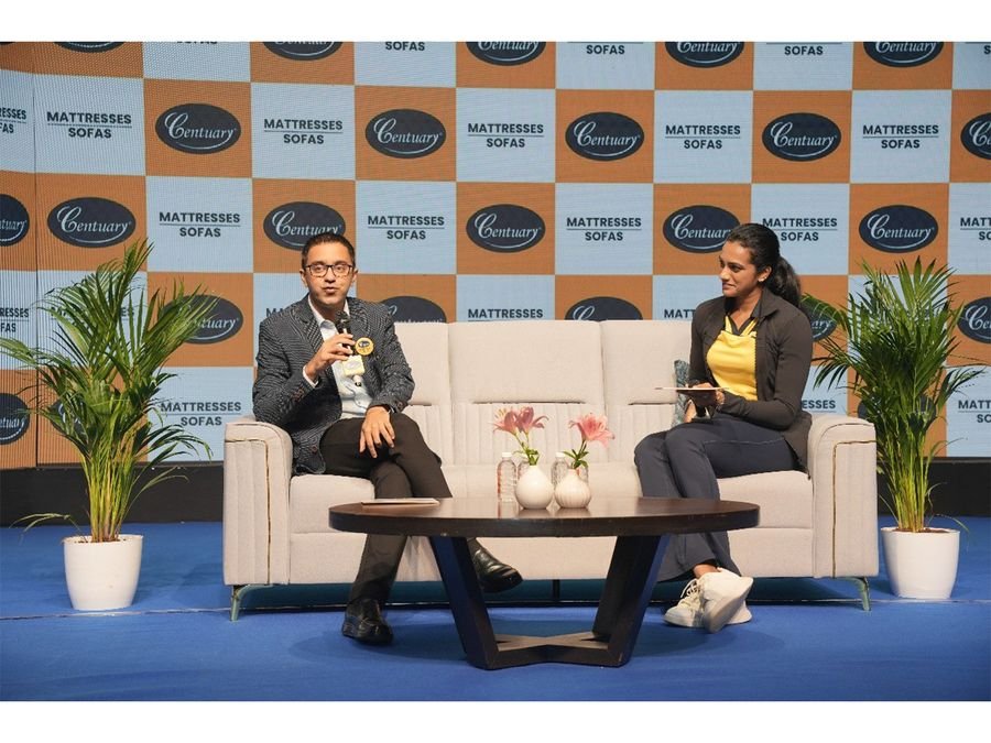 From Sleep to Seating: Centuary Mattresses expands into Sofa segment with grand launch by PV Sindhu