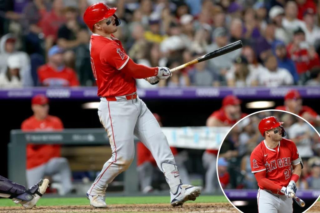 Angels’ Mike Trout belts 400th career homer in difficult season