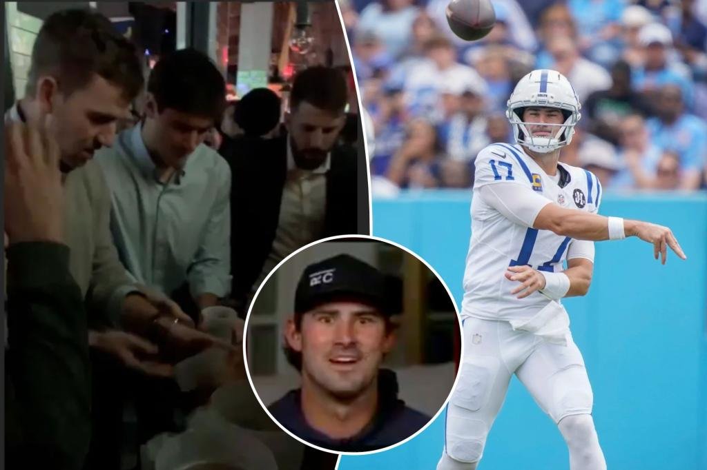 Daniel Jones cheekily calls out ‘cheater’ Eli Manning over viral 2019 flip-cup game