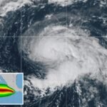 Hurricane Gabrielle forms in Atlantic as Tropical Storm Narda emerges off Pacific coast