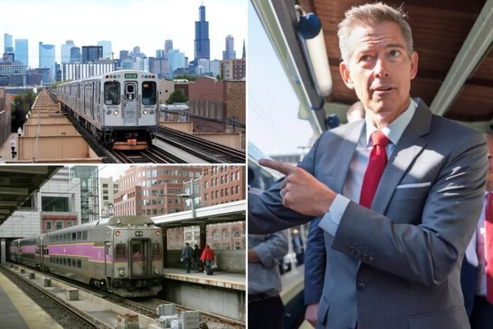 Sean Duffy warns Chicago, Boston transit systems could risk federal support amid rising violence