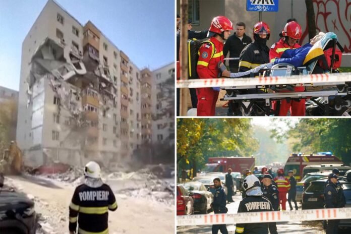 Powerful apartment building blast blast kills 3, injures at least 13 in Romania’s capital
