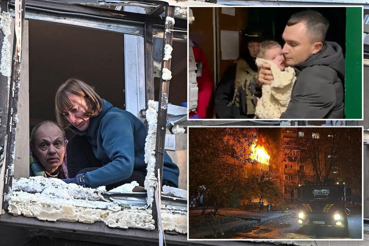 Massive Russian drone and missile attack on Ukraine kills at least 6 people, officials say