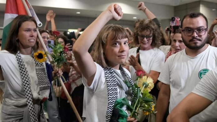 Greta Thunberg among 171 flotilla activists deported from Israel after failed bid to reach Gaza