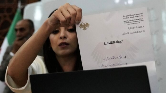 Syria holds its first parliamentary election since ousting of Bashar al-Assad
