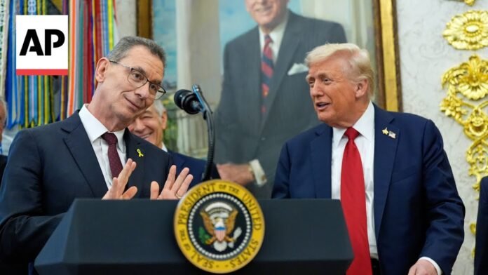 Trump announces deal with Pfizer to lower prescription drug costs for Medicaid (Video)