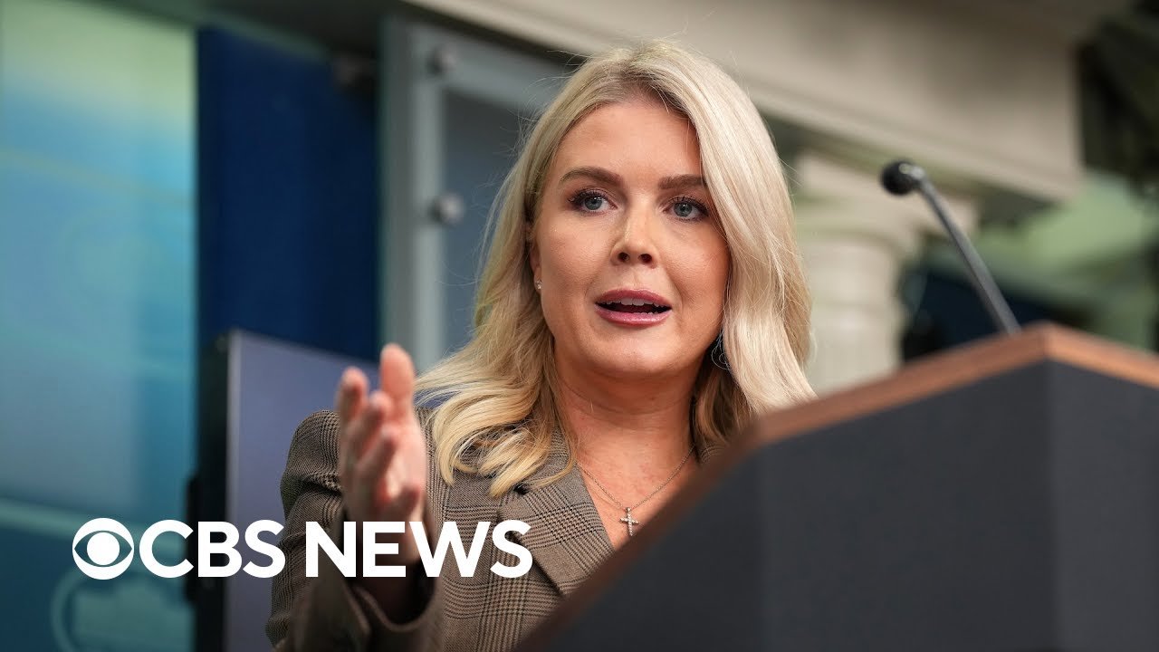 White House holds briefing hours after government shuts down | full video (Video)