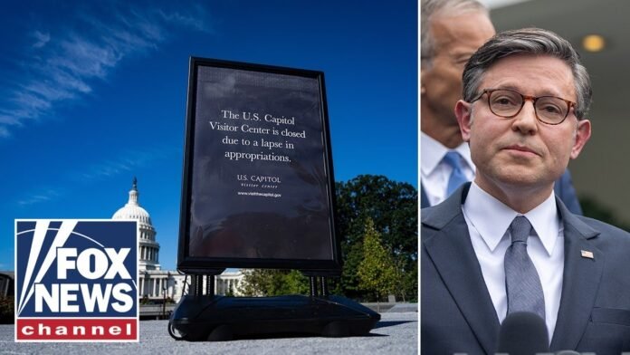 Speaker Johnson, House leadership hold presser on second day of shutdown (Video)