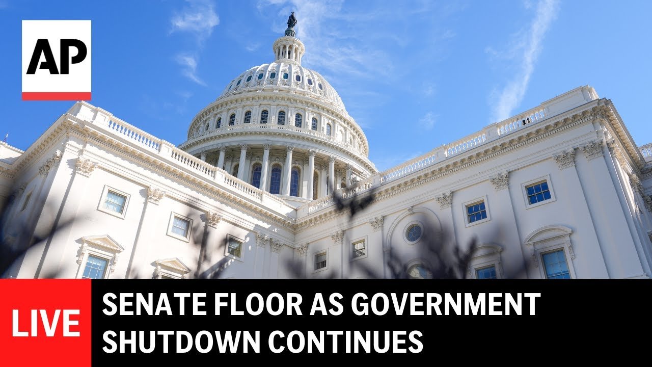 LIVE: Senate floor as government shutdown continues (Video)