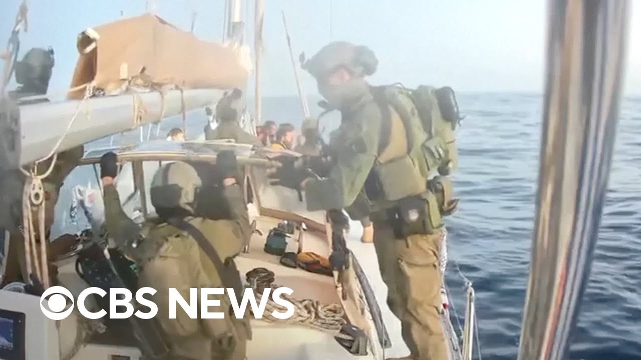Watch: Israeli forces intercept Gaza aid flotilla vessels, world leaders react as protests break out (Video)