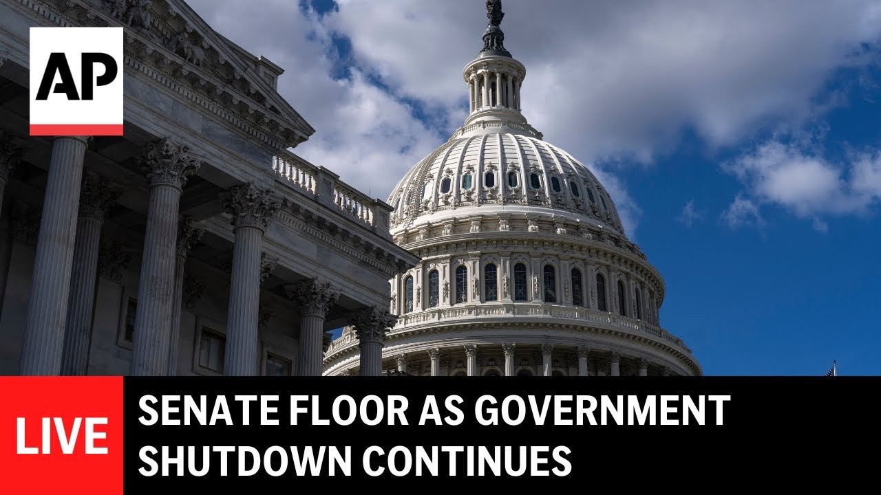 LIVE: Senate floor as government shutdown continues (Video)