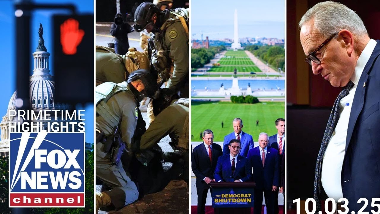 Fox News Highlights - October 3rd, 2025 (Video)