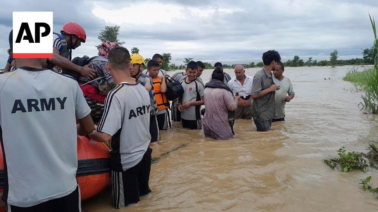 Watch Video Villages in Nepal swept away by heavy rainfall and landslides, killing at least 44
