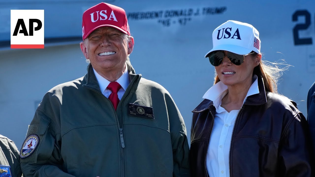 Watch Video Trump doesn't let shutdown interfere with celebrating Navy's 250th anniversary at rally-like event