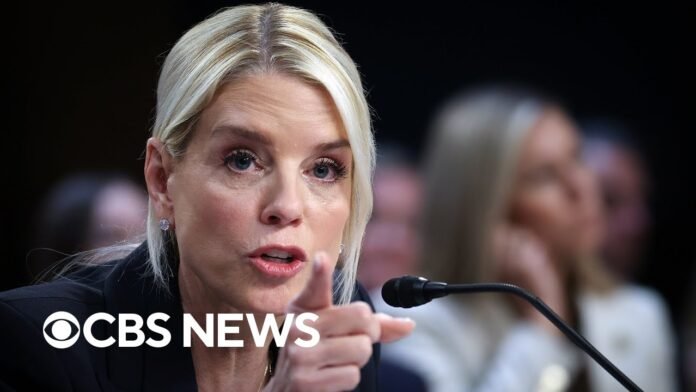 Watch Video Notable exchanges between Pam Bondi and lawmakers at Senate hearing