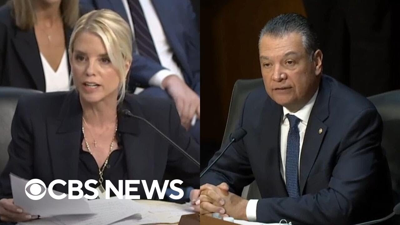 Watch Video Watch: Pam Bondi clashes with Sen. Padilla, deflects his questions at Senate hearing