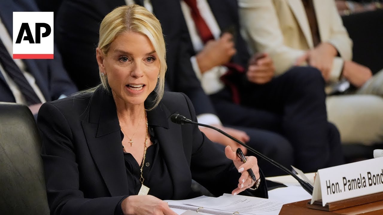 Watch Video Pam Bondi dodges questions about Trump and Epstein's relationship