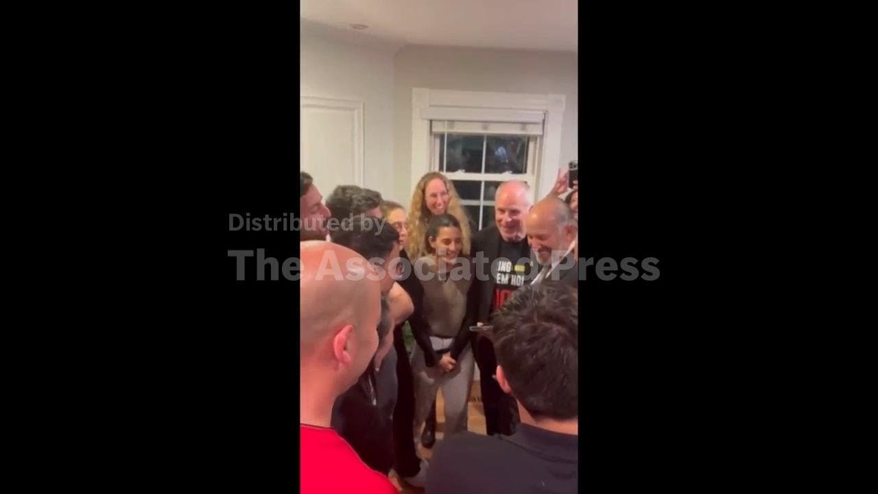 Watch Video Trump tells families of hostages that hostages are returning on Monday