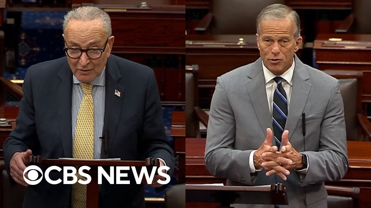 Watch Video Watch: Schumer, Thune speak on Senate floor on Day 8 of government shutdown