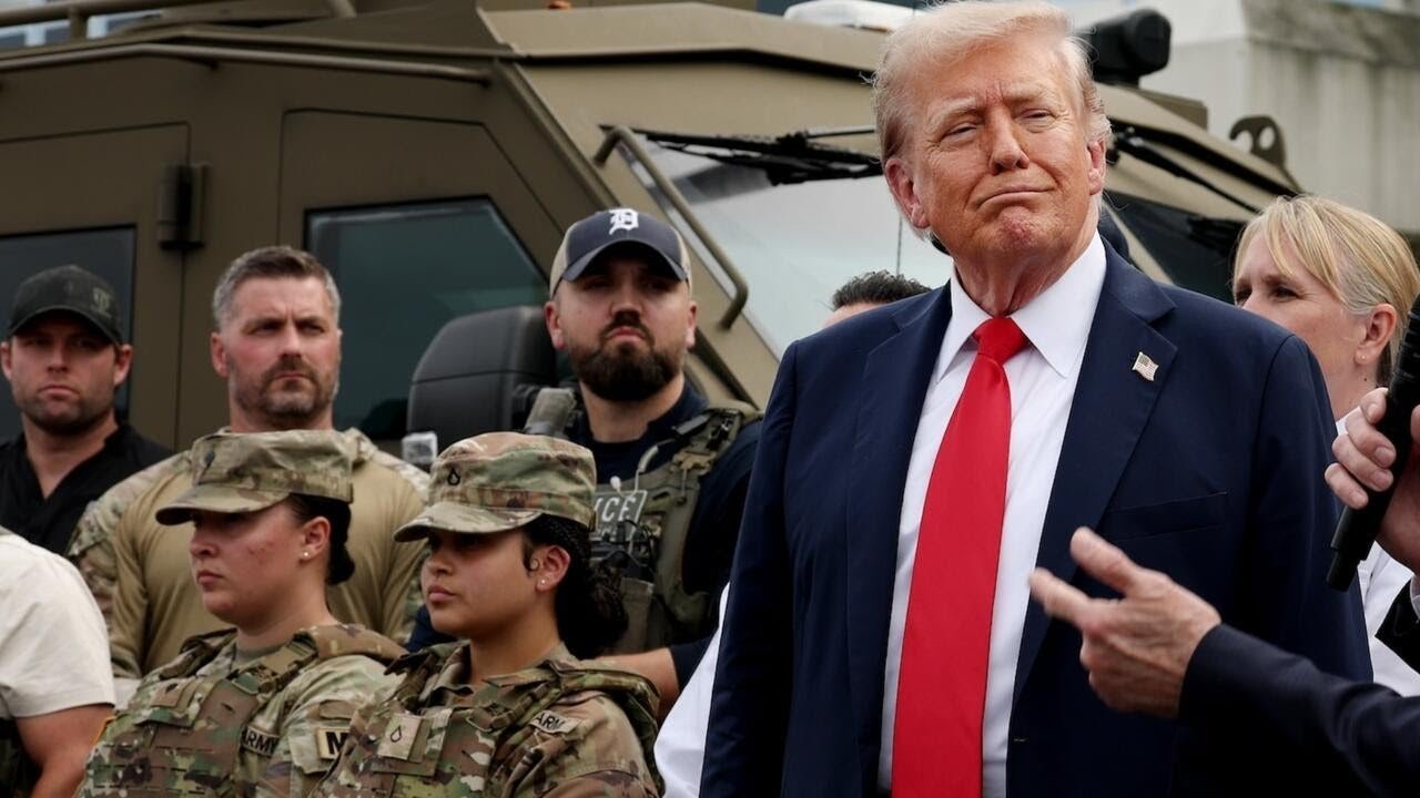 Watch Video Trump's National Guard plans to crack down on crime face challenges in court