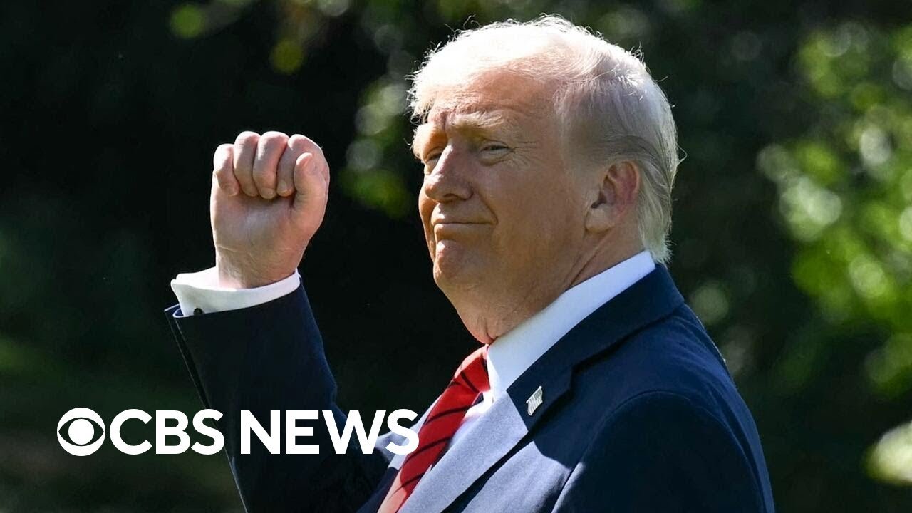 Watch Video Trump at Walter Reed for medical checkup