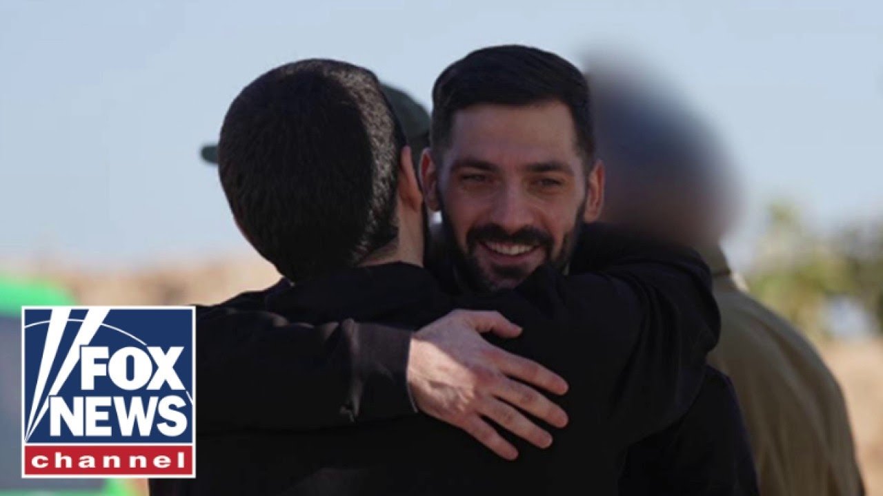 Watch Video SEE IT: First images emerge of hostages being released from Hamas captivity